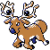 Pokemon Gold (J) Stantler.png