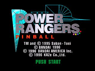 Power Rangers Pinball (Japan) title.png