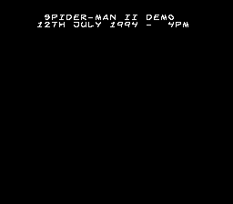 SPIDER-MAN II DEMO 12TH JULY 1994 - 4PM