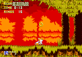 Stay in front of the trees!