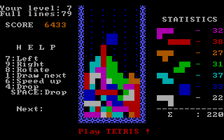 Tetris10 (DOS, AcademySoft)-gameplay.png