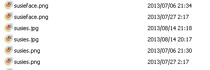 I mean, really? BMPs? Are you using MS Paint or something? Oh, wait...