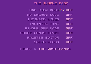The Jungle Book Genesis debug menu.png