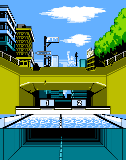 Scenic view of the Statue of Liberty... and a Juice sign