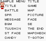 Hero Hero Kun J GBC SAMPLE MENU MAIN.png