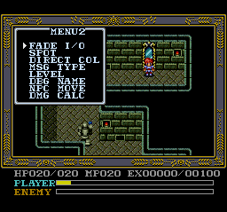 Ys IV Mask of the Sun SNES Debug 2.png