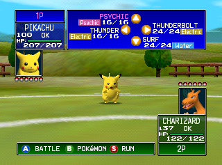 Psychic and Surf Pikachu