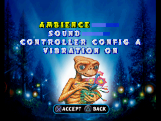 E.T. the Extra-Terrestrial - Interplanetary Mission (USA) options.png