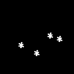 Those aren't flowers.