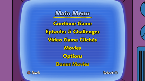 SimpsonsGamePS3-FIN MainMenu.png