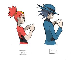 PokeDP ConceptArt PartnerBackSpritesConcepts2.jpg