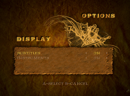 Dinosaur Planet 64 - Options4.png