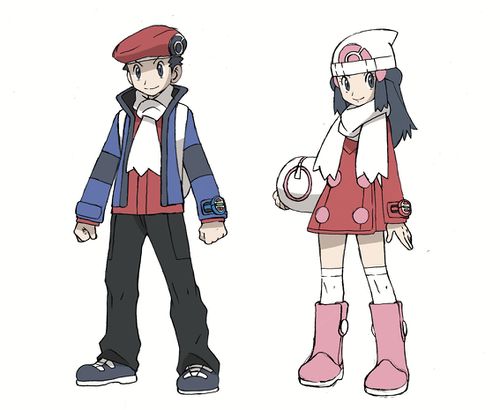 PokePlat ConceptArt LucasAndDawn.jpg