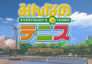 Minna no Tennis Title Screen.png